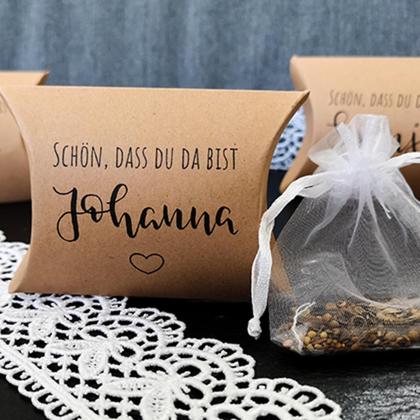 Personalisiertes Gastgeschenk für Taufe