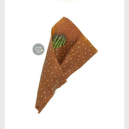 BIENENWACHSTUCH XXL - BROTTUCH - MUSTER GELB/CREME/ROSA - Image 2