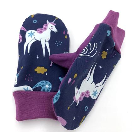 FÄUSTLINGE EINHÖRNER  - Größe wählbar (warm gefüttert)