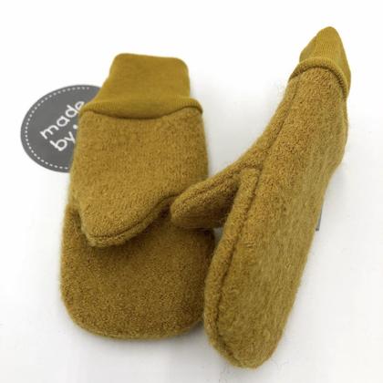 WALK FÄUSTLINGE GEFÜTTERT - SENF - Größe wählbar