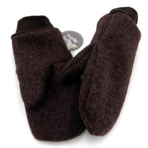 WOOLWALK- FÄUSTLINGE DAMEN gefüttert – BRAUN