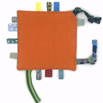 SPIELTUCH (mit KNISTERTEIL und vielen ETIKETTEN) - Elefanten grau 1 - Image 2