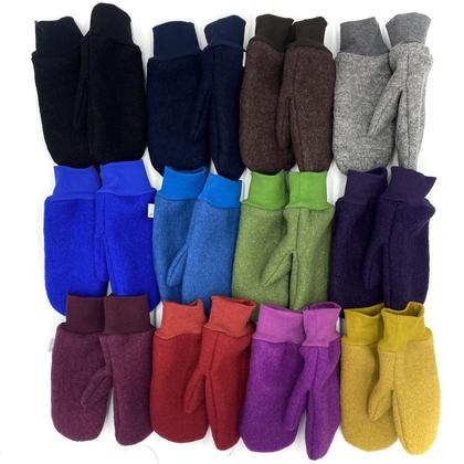 WOOLWALK- FÄUSTLINGE DAMEN gefüttert - SCHWARZ - Image 3