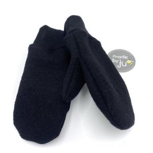 WOOLWALK- FÄUSTLINGE DAMEN gefüttert – SCHWARZ