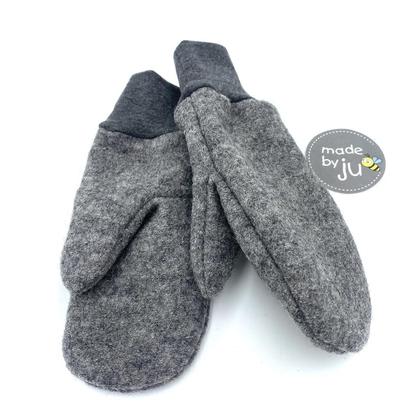 WOOLWALK- FÄUSTLINGE DAMEN gefüttert - GRAU - Image 4