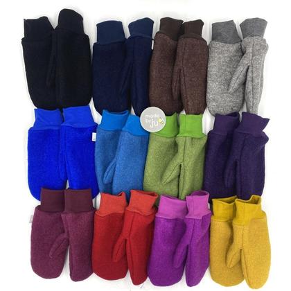 WOOLWALK- FÄUSTLINGE DAMEN gefüttert - GRAU - Image 3