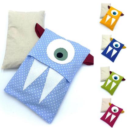 2in1 WÄRME/KÄLTEKISSEN M - MONSTER Punkte (abziehbar