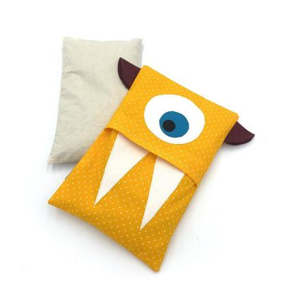 2in1 WÄRME/KÄLTEKISSEN M - MONSTER Punkte (abziehbar, Farbe wählbar) - Image 4