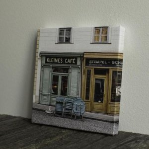 Foto auf Leinwand: „Kleines Café“