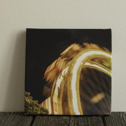 Foto auf Leinwand: "Riesenrad in der Nacht"