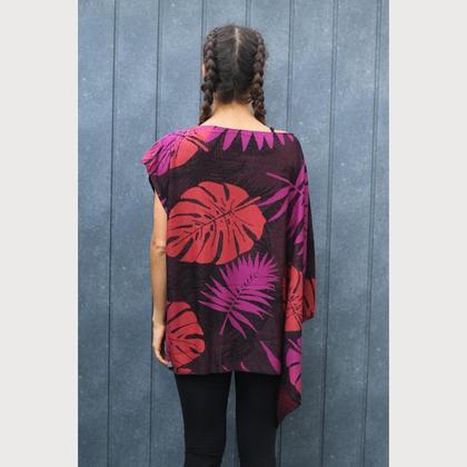 Shirtkleid "Pink Leaves" - Image 3