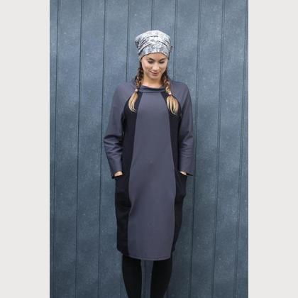 Kleid "The grey Black"