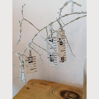 Maßband Schmuck Ohrringe - Image 2