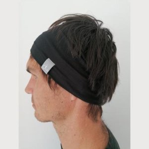 Stirnband „black single“