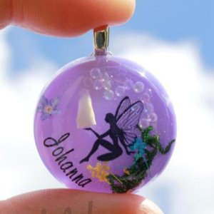 ZAHNFEE HALSKETTE/MILCHZAHN/ECHTE BLÜTEN