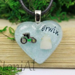 TRAKTOR MILCHZAHN HERZ ERINNERUNG