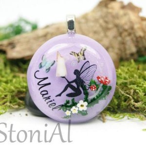 Zahnfee Fliegenpilz Andenken/Milchzahn Schmuck