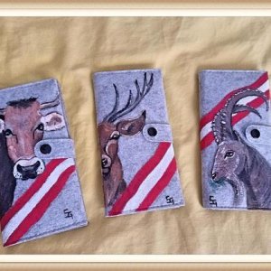 Geldtaschen aus Filz