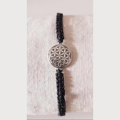 Armband - Makramee - mit Blume des Lebens - Image 2