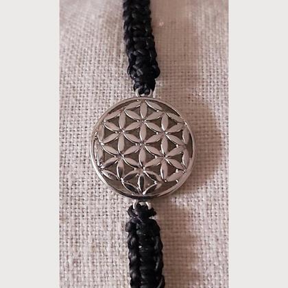 Armband - Makramee - mit Blume des Lebens - Image 3