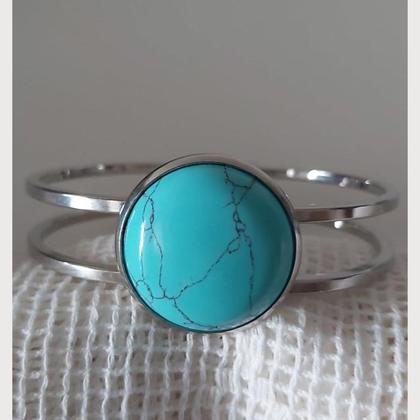 Armband - mit großem Howlith