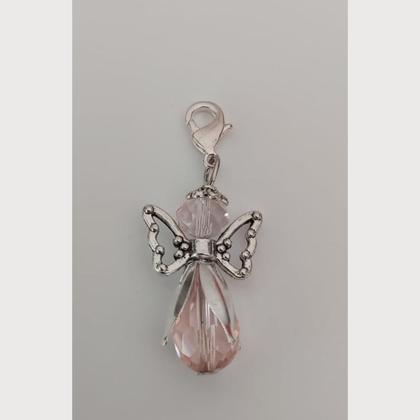 Anhänger Engel - Schutzengel - Perlenengel - rosa