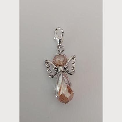 Anhänger Engel - Schutzengel - Perlenengel - apricot