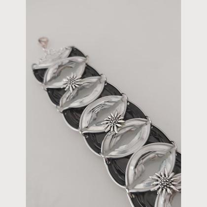 upcycling: Trachten - Armband aus Kaffeekapseln - anthrazit - Image 3