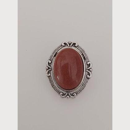 Brosche - mit Goldfluss