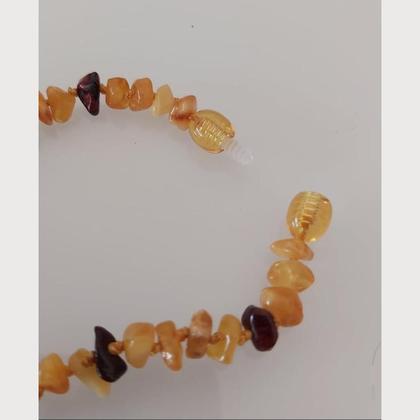 Bernsteinkette - Halskette für Babys - handgeknotet - Image 3