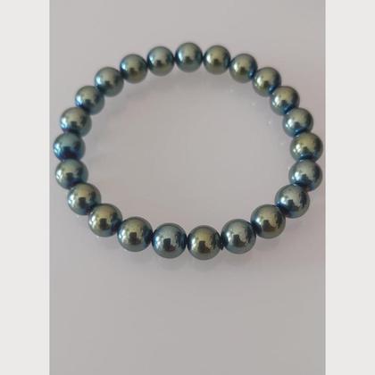 Armband - Hämatit türkis-gold