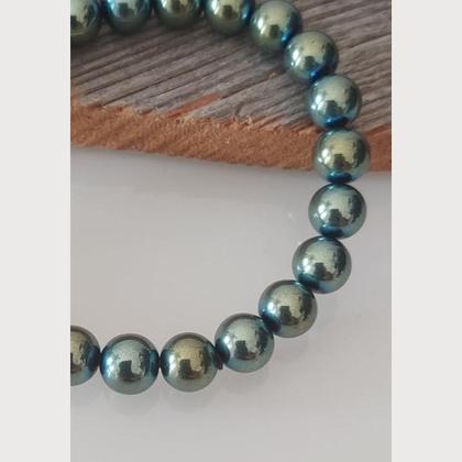 Armband - Hämatit türkis-gold - Image 2