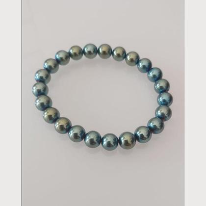 Armband - Hämatit türkis-gold - Image 3