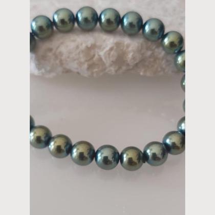 Armband - Hämatit türkis-gold - Image 4