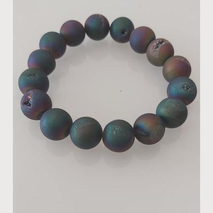 Armband - Regenbogen "Druzy" Achat - Image 3