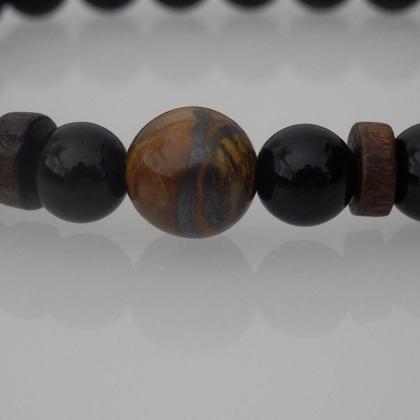 Herren Armband - Onyx-Tigerauge - Image 3