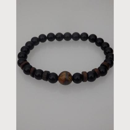 Herren Armband - Onyx-Tigerauge - Image 2