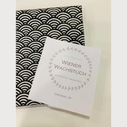 Wiener Wachstuch Gr. M Bögen blau