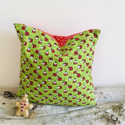 Zirbenkissen Marienkäfer