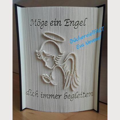 Engel - gefaltetes Buch