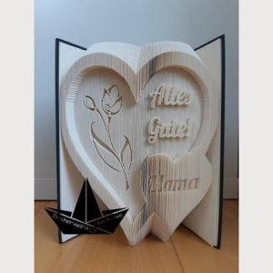 Alles Gute – gefaltetes Buch