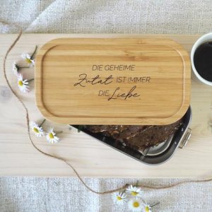 Die geheime Zutat… Brotdose für Mama