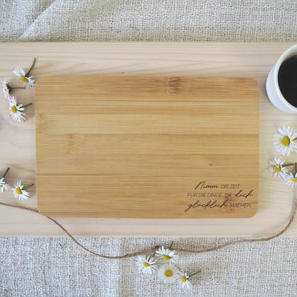 Nimm dir Zeit... Frühstücksbrettchen für Mama