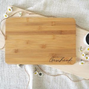 Du bist ein Geschenk… Kuchenbrett mit besonderer Botschaft