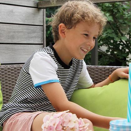 Bio Kinder T-Shirt gestreift - Image 4