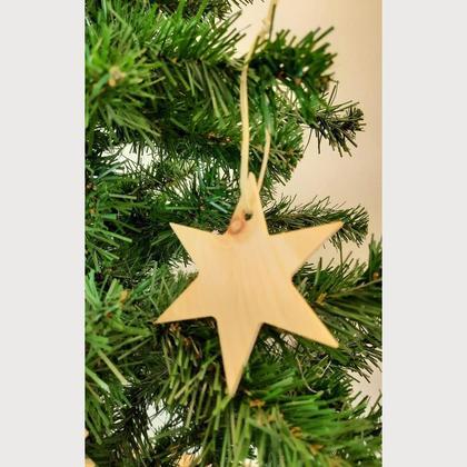 Stern aus Zirbenholz 8 Stück im Set - Image 2