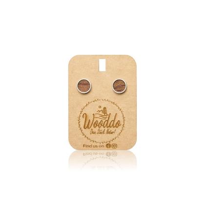 Ohrstecker Big Circle Nuss