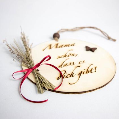 Holzschild "Mama schön, dass es dich gibt" - Image 3