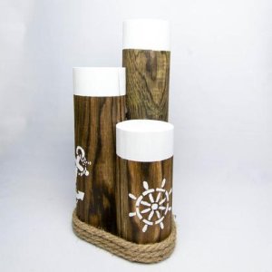 Maritime Sommerdeko aus Holz
