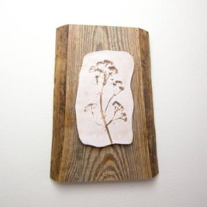 Altholz-Keramik-Bild – Eiche